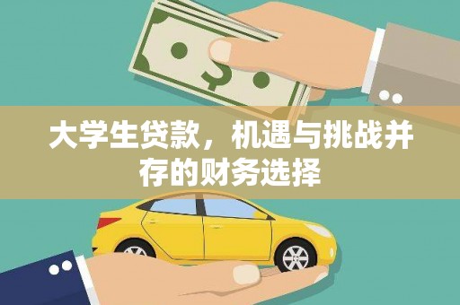 南宫大学生贷款，机遇与挑战并存的财务选择