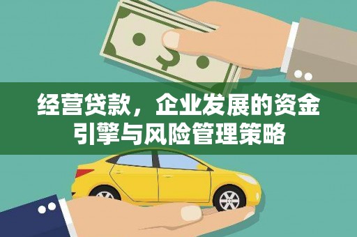 南宫经营贷款，企业发展的资金引擎与风险管理策略