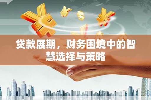 南宫贷款展期，财务困境中的智慧选择与策略