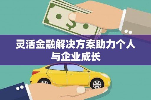 南宫灵活金融解决方案助力个人与企业成长