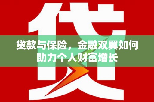 南宫贷款与保险，金融双翼如何助力个人财富增长