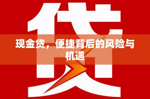 南宫现金贷，便捷背后的风险与机遇