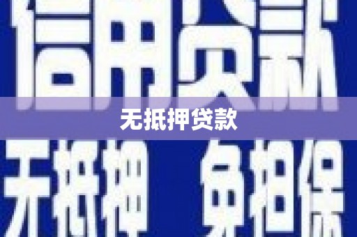 南宫无抵押贷款