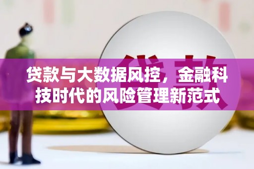 南宫贷款与大数据风控，金融科技时代的风险管理新范式