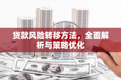 南宫贷款风险转移方法，全面解析与策略优化