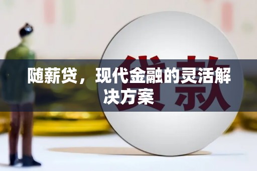 南宫随薪贷，现代金融的灵活解决方案