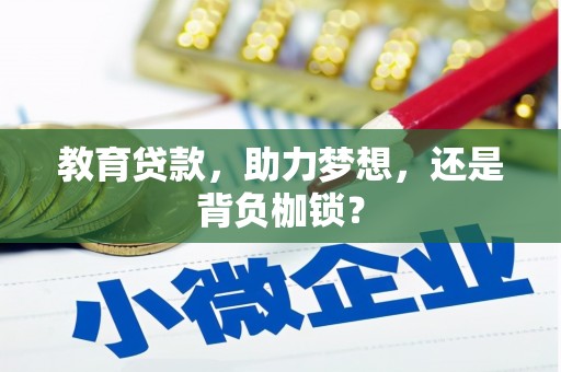 南宫教育贷款，助力梦想，还是背负枷锁？