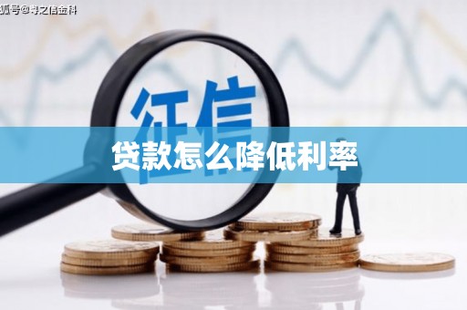南宫贷款怎么降低利率