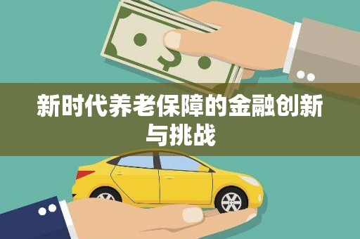 南宫新时代养老保障的金融创新与挑战