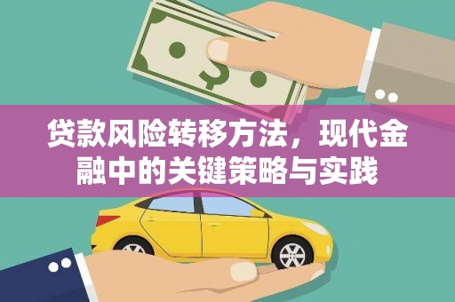 南宫贷款风险转移方法，现代金融中的关键策略与实践