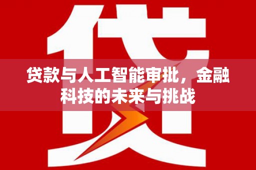南宫贷款与人工智能审批，金融科技的未来与挑战