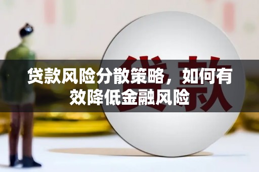 南宫贷款风险分散策略，如何有效降低金融风险