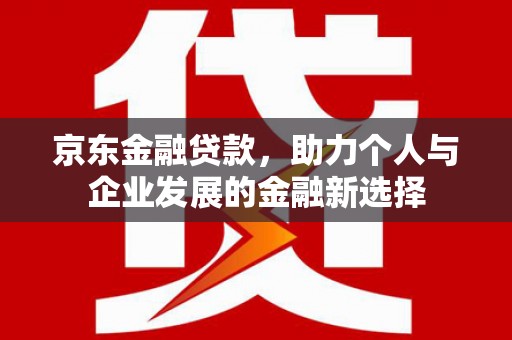 南宫京东金融贷款，助力个人与企业发展的金融新选择