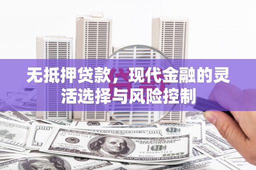 南宫无抵押贷款，现代金融的灵活选择与风险控制