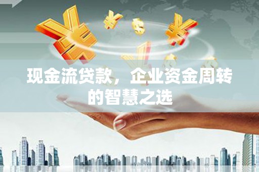 南宫现金流贷款，企业资金周转的智慧之选