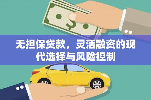 南宫无担保贷款，灵活融资的现代选择与风险控制
