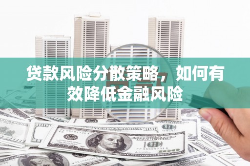 南宫贷款风险分散策略，如何有效降低金融风险