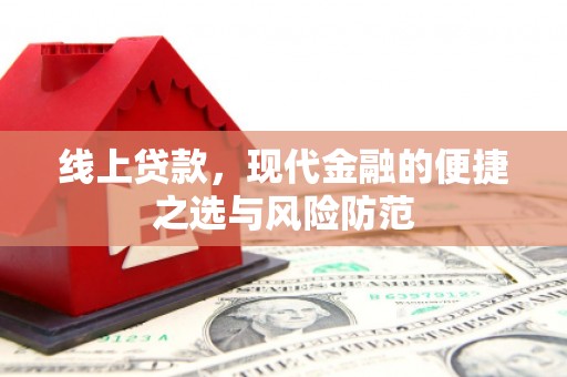 南宫线上贷款，现代金融的便捷之选与风险防范
