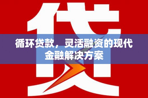 南宫循环贷款，灵活融资的现代金融解决方案