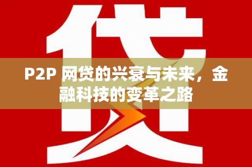 南宫P2P 网贷的兴衰与未来，金融科技的变革之路