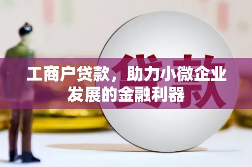 南宫工商户贷款，助力小微企业发展的金融利器