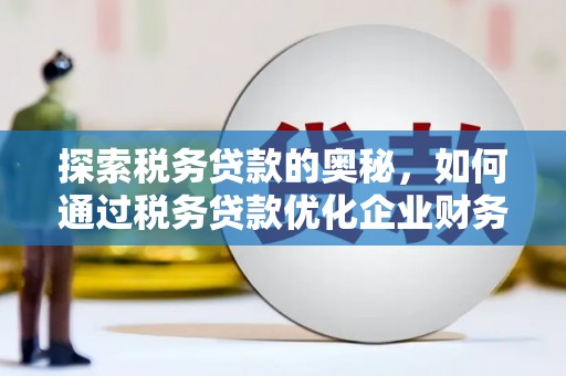 南宫探索税务贷款的奥秘，如何通过税务贷款优化企业财务