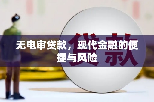 南宫无电审贷款，现代金融的便捷与风险