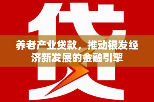 南宫养老产业贷款，推动银发经济新发展的金融引擎