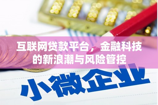 南宫互联网贷款平台，金融科技的新浪潮与风险管控