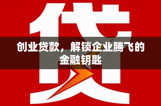 南宫创业贷款，解锁企业腾飞的金融钥匙