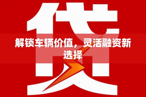 南宫解锁车辆价值，灵活融资新选择