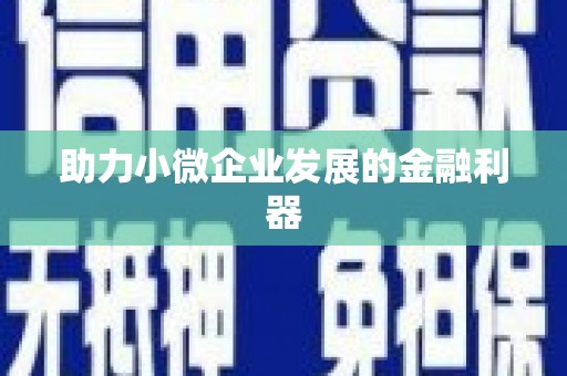 南宫助力小微企业发展的金融利器
