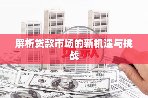 南宫解析贷款市场的新机遇与挑战